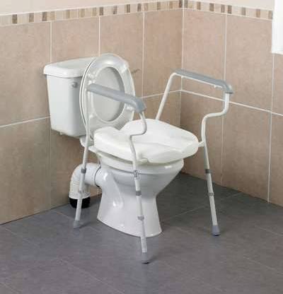 Deluxe Stirling Elite Toilet Frame And Seat - Parkgate Mobility